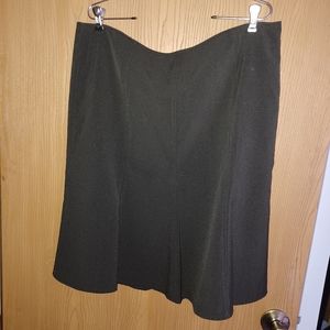 Black skirt with flared bottom